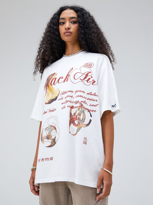 AlanBalen® - Fire Graphic Cotton Tee AlanBalen