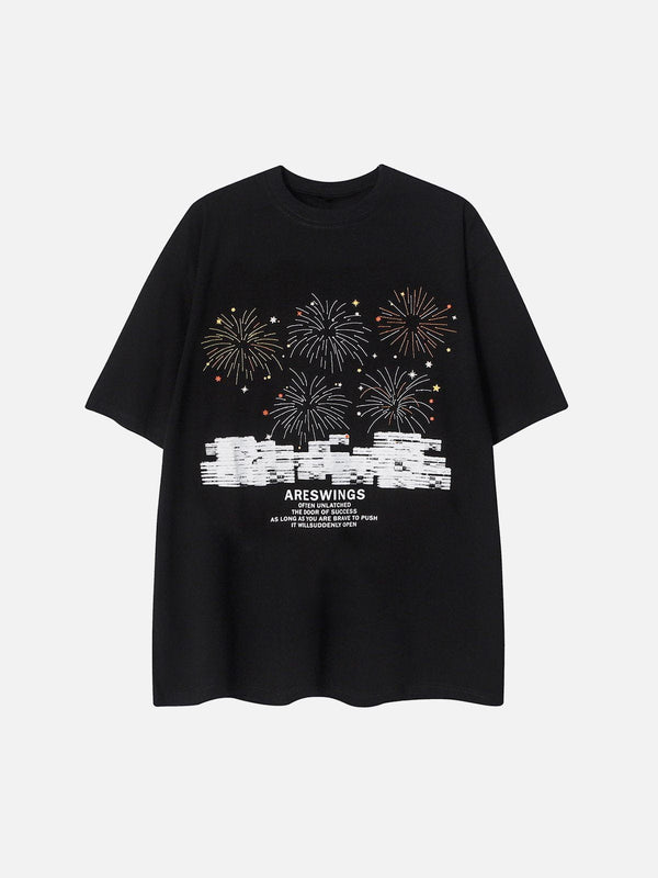 AlanBalen® - Fireworks Display Print Tee AlanBalen