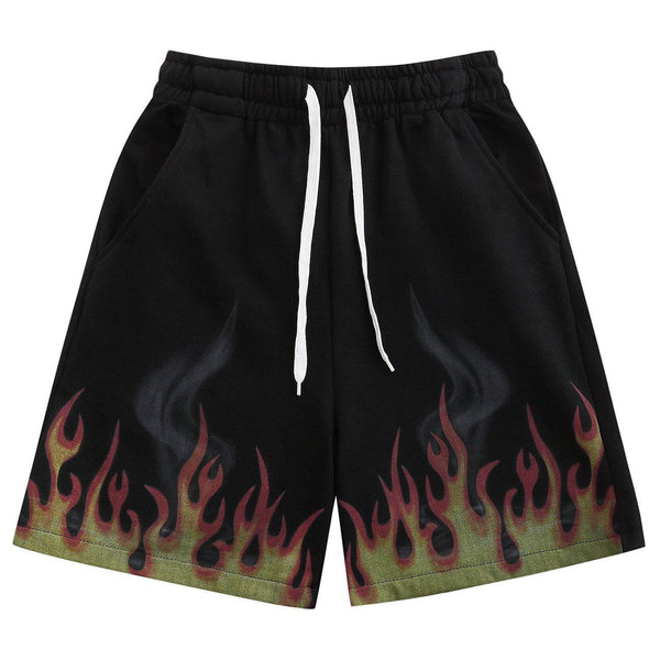 AlanBalen® - Flame Casual Shorts AlanBalen