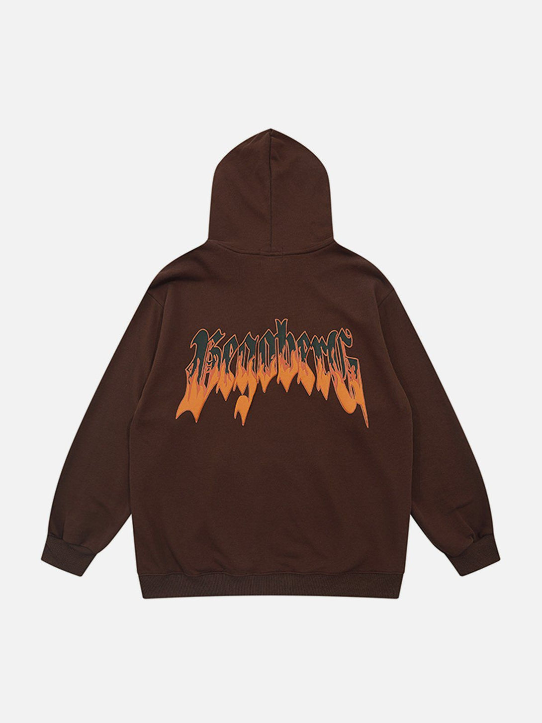 AlanBalen® - Flame Letters Foam Hoodie AlanBalen