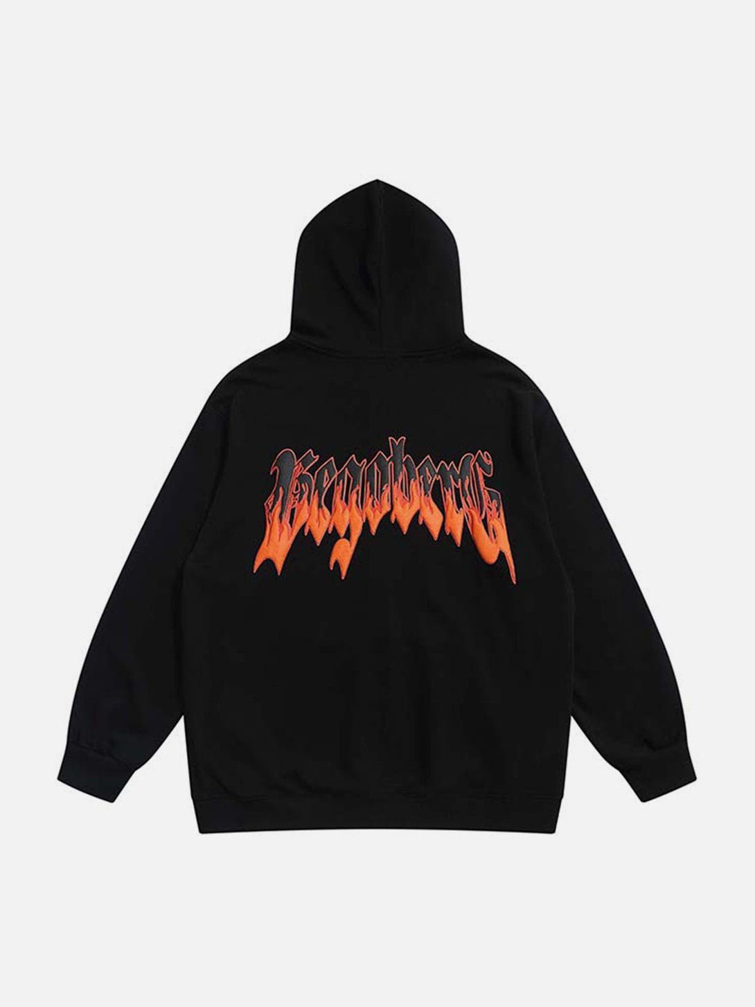 AlanBalen® - Flame Letters Foam Hoodie AlanBalen