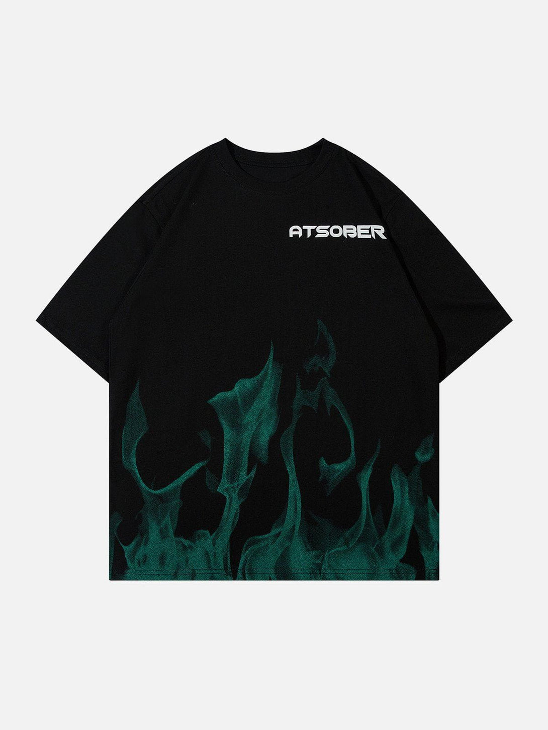 AlanBalen® - Flame Print Cotton Tee AlanBalen