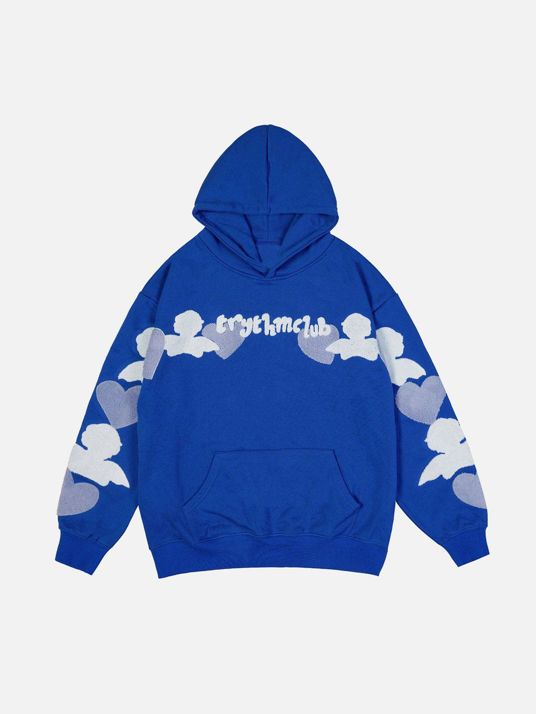 AlanBalen® - Flocked Heart Hoodie AlanBalen