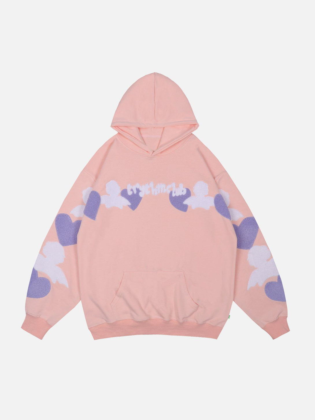 AlanBalen® - Flocked Heart Hoodie AlanBalen