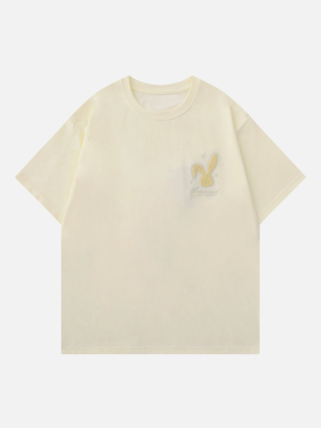 AlanBalen® - Flocked Rabbit Print Tee AlanBalen