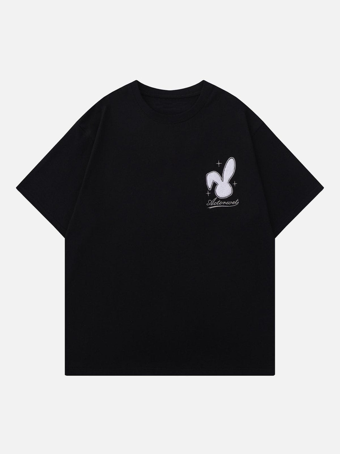 AlanBalen® - Flocked Rabbit Print Tee AlanBalen