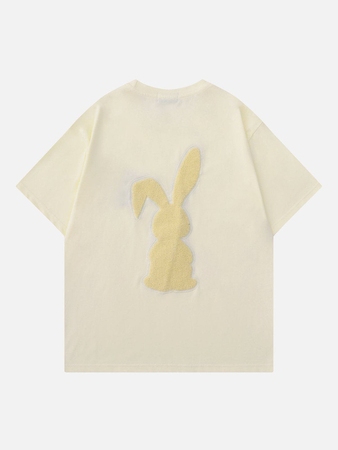 AlanBalen® - Flocked Rabbit Print Tee AlanBalen
