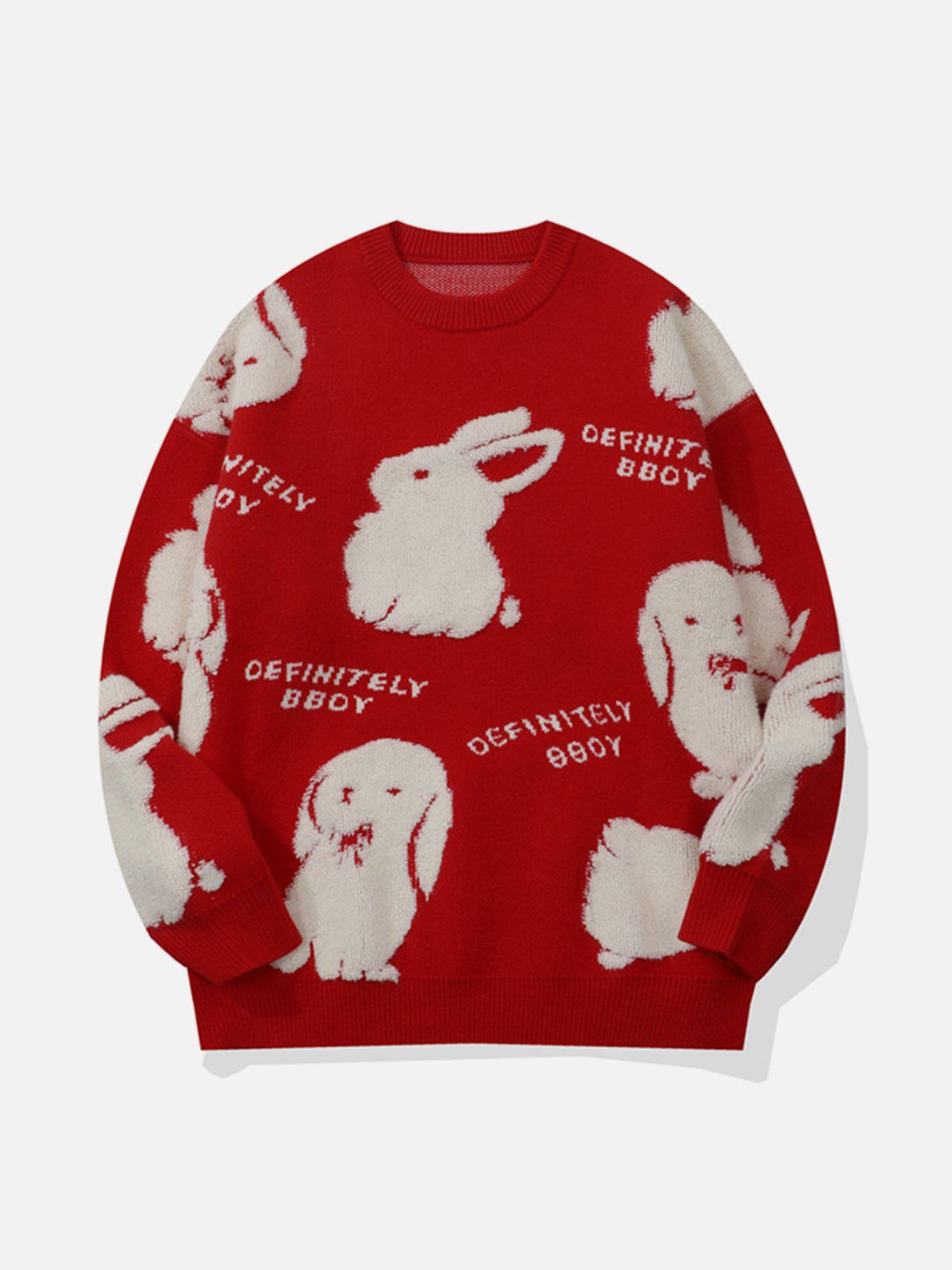 AlanBalen® - Flocked Rabbit Sweater AlanBalen