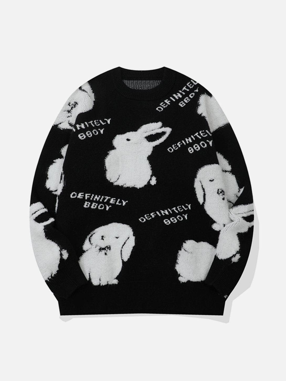 AlanBalen® - Flocked Rabbit Sweater AlanBalen