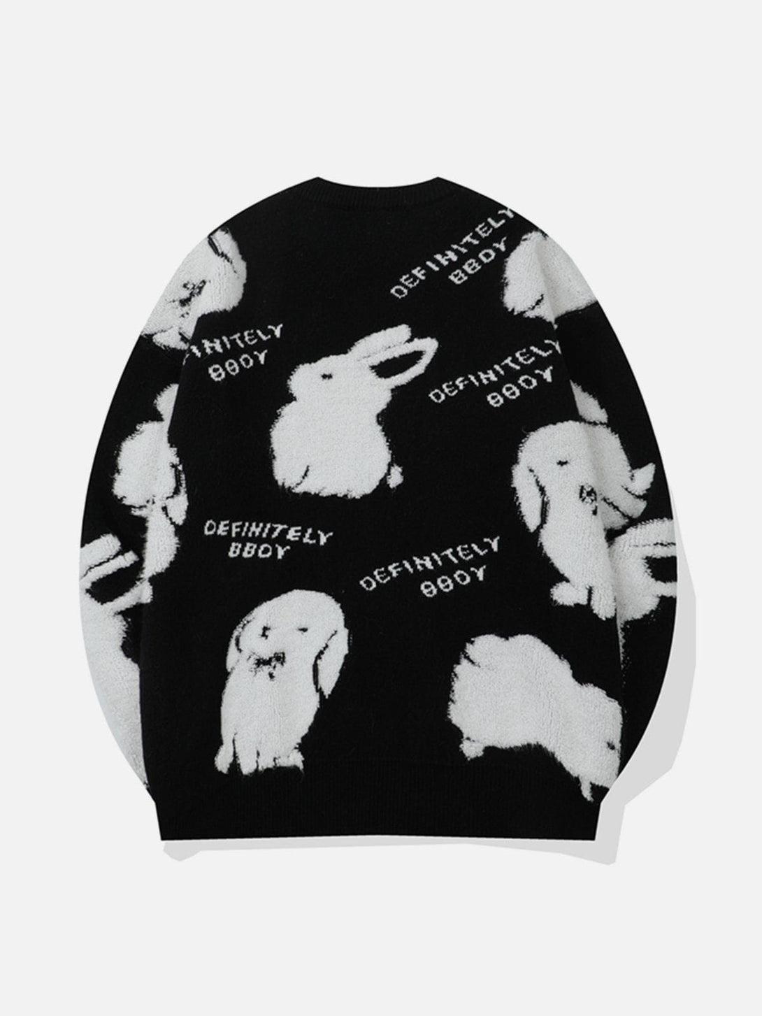 AlanBalen® - Flocked Rabbit Sweater AlanBalen