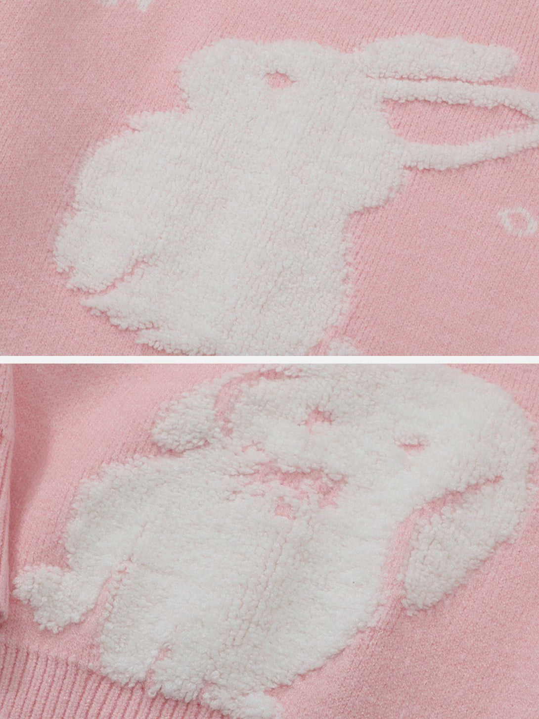 AlanBalen® - Flocked Rabbit Sweater AlanBalen