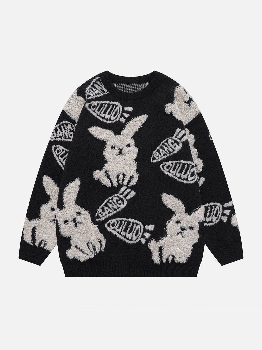 AlanBalen® - Flocking Rabbit Knit Sweater AlanBalen