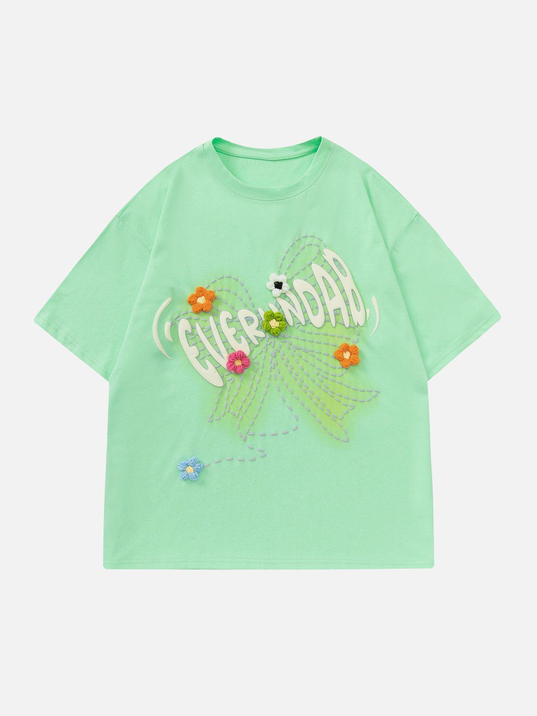 AlanBalen® - Flower 3D Dimensional Design Tee AlanBalen