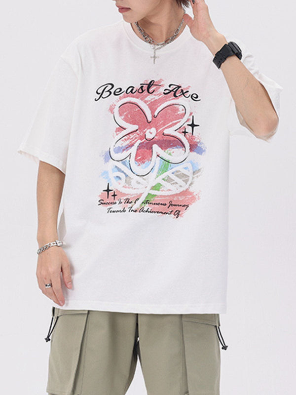 AlanBalen® - Flower Embroidery Tee AlanBalen