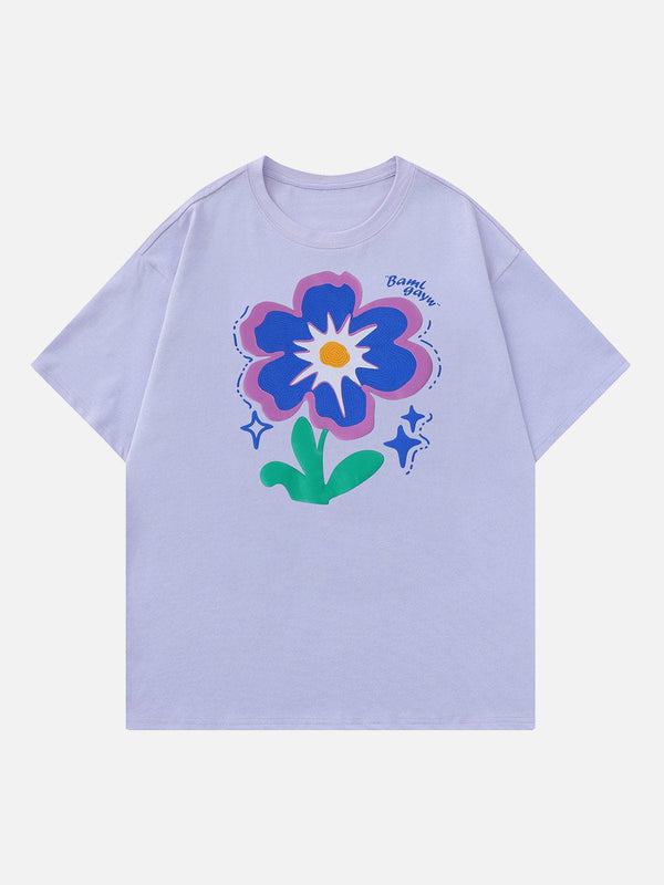 AlanBalen® - Flower Foam Embroidery Tee AlanBalen