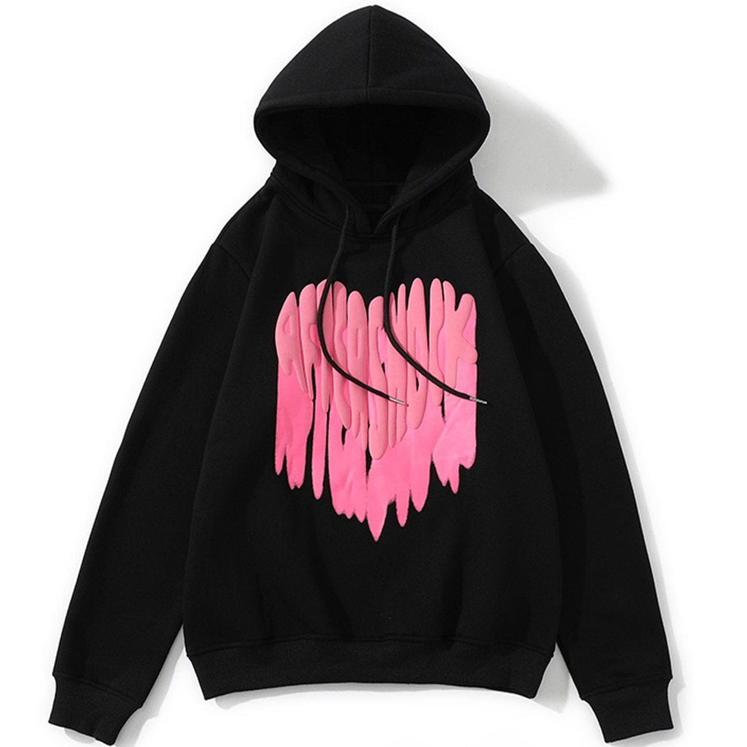 AlanBalen® - Foam Heart Print Hoodie AlanBalen