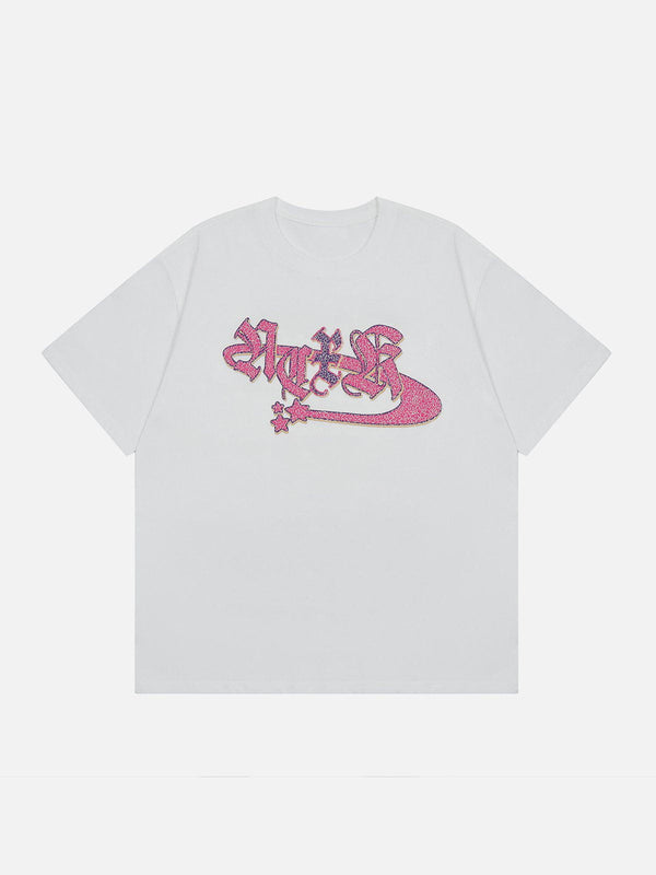 AlanBalen® - Foam Letter Print Tee AlanBalen