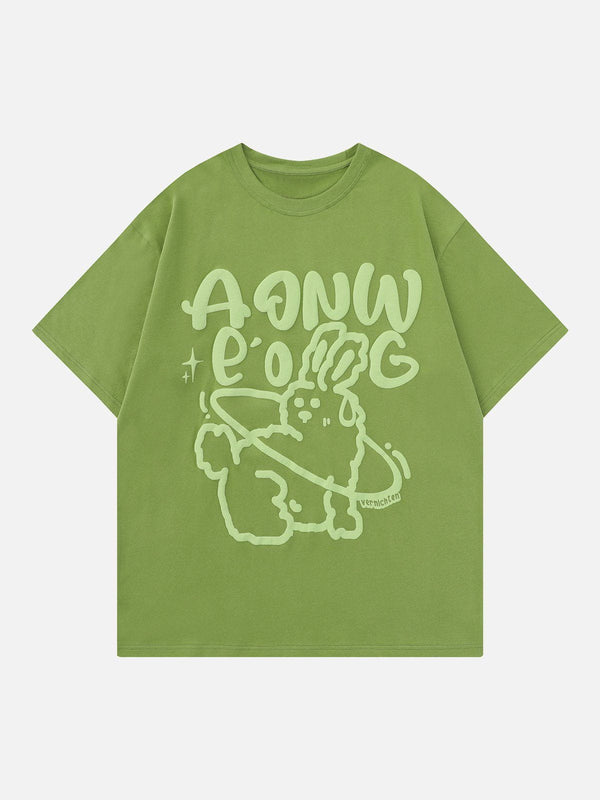 AlanBalen® - Foam Printing Rabbit Tee AlanBalen