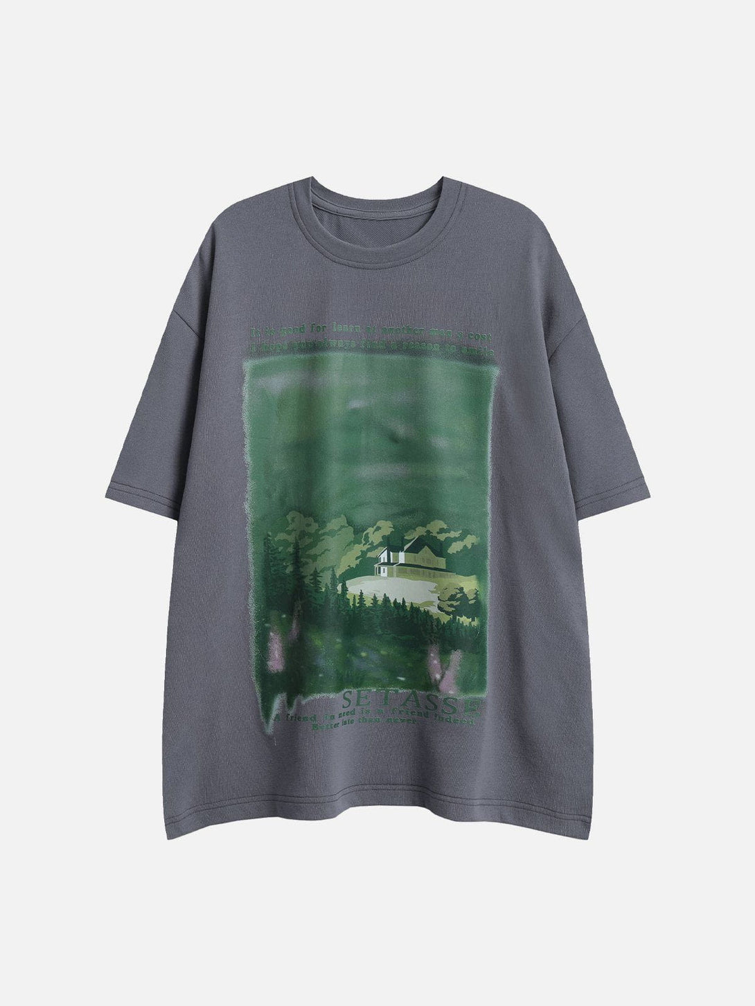 AlanBalen® - Forest House Print Tee AlanBalen