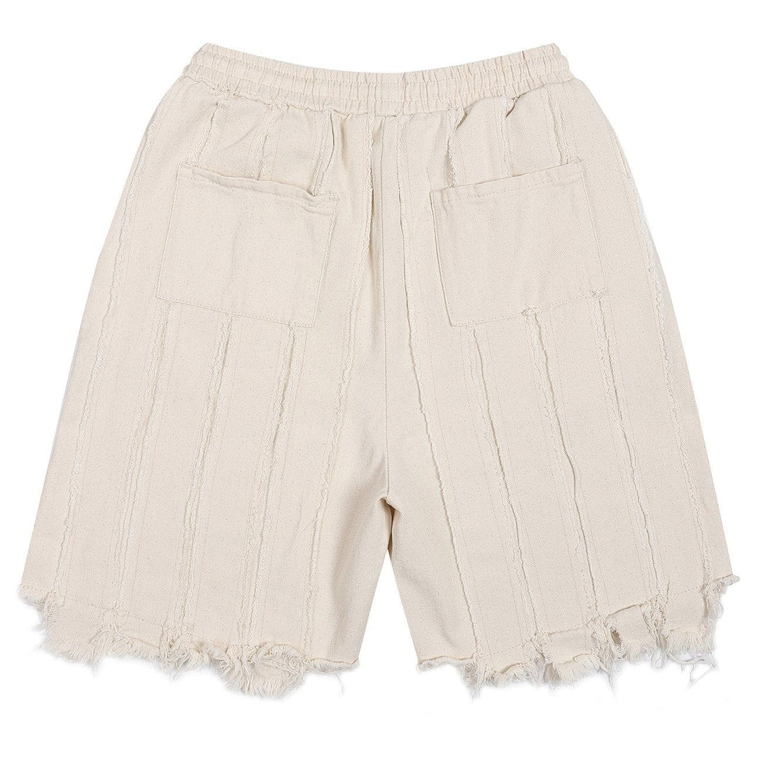 AlanBalen® - Fringed Drawstring Shorts AlanBalen