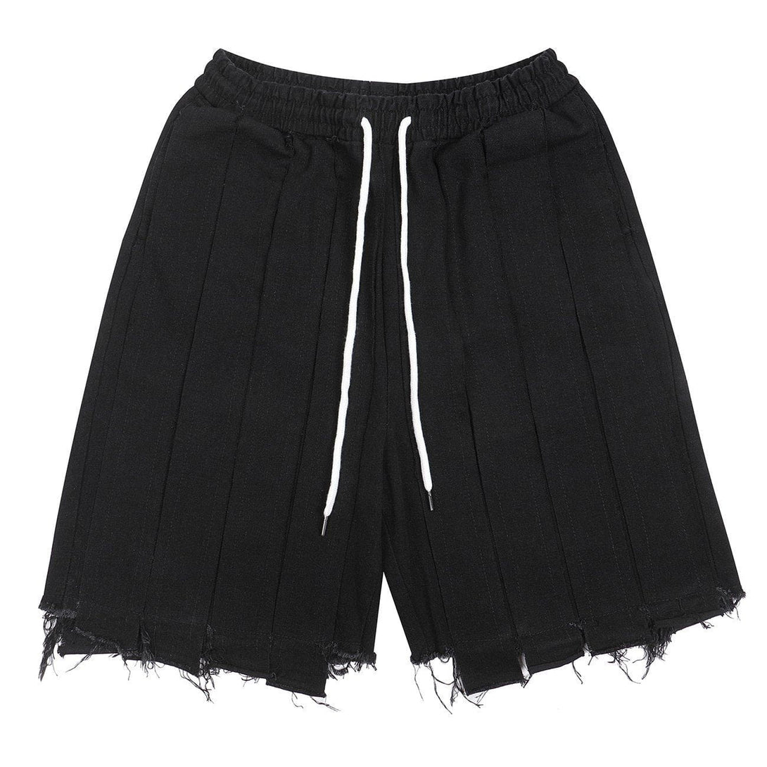 AlanBalen® - Fringed Drawstring Shorts AlanBalen