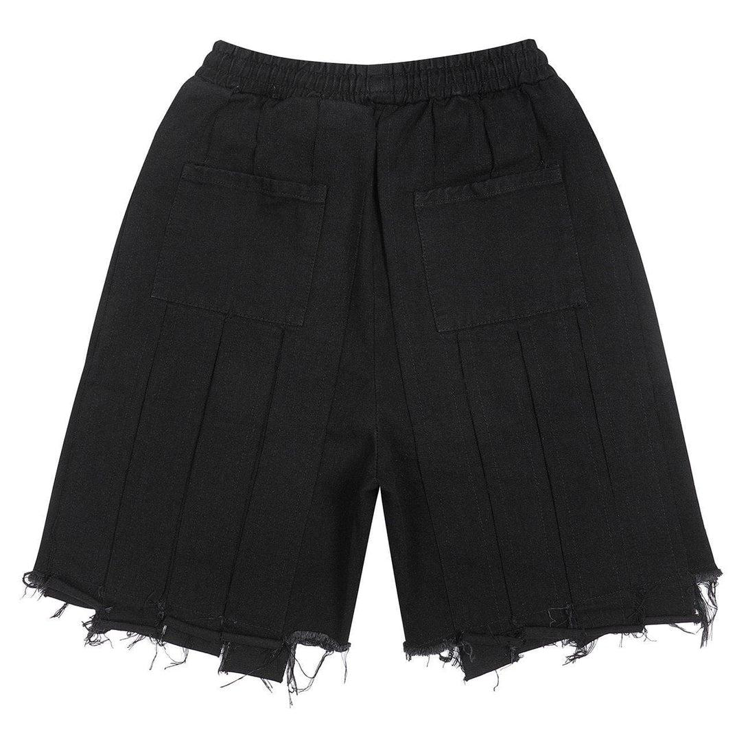 AlanBalen® - Fringed Drawstring Shorts AlanBalen