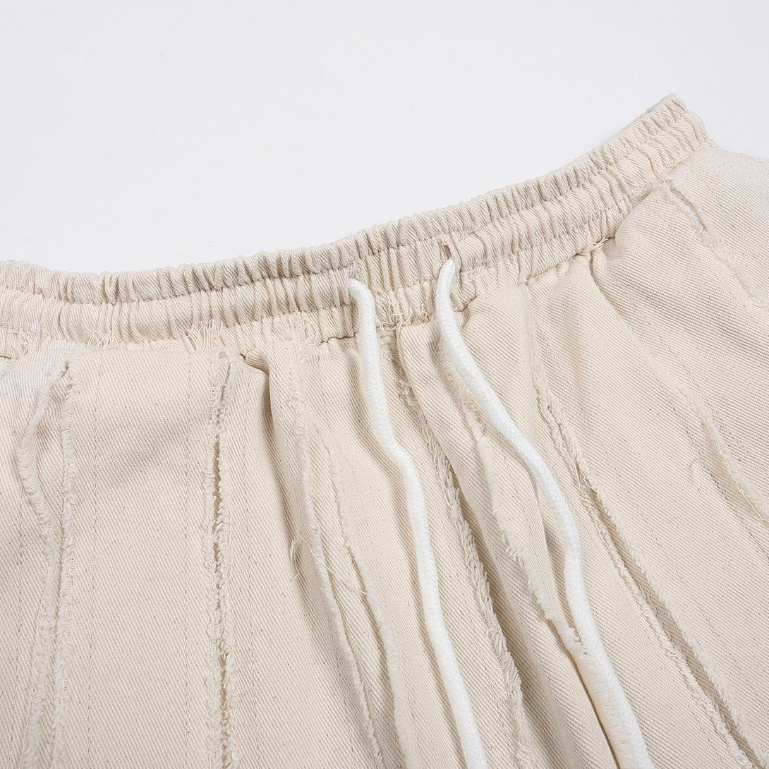 AlanBalen® - Fringed Drawstring Shorts AlanBalen