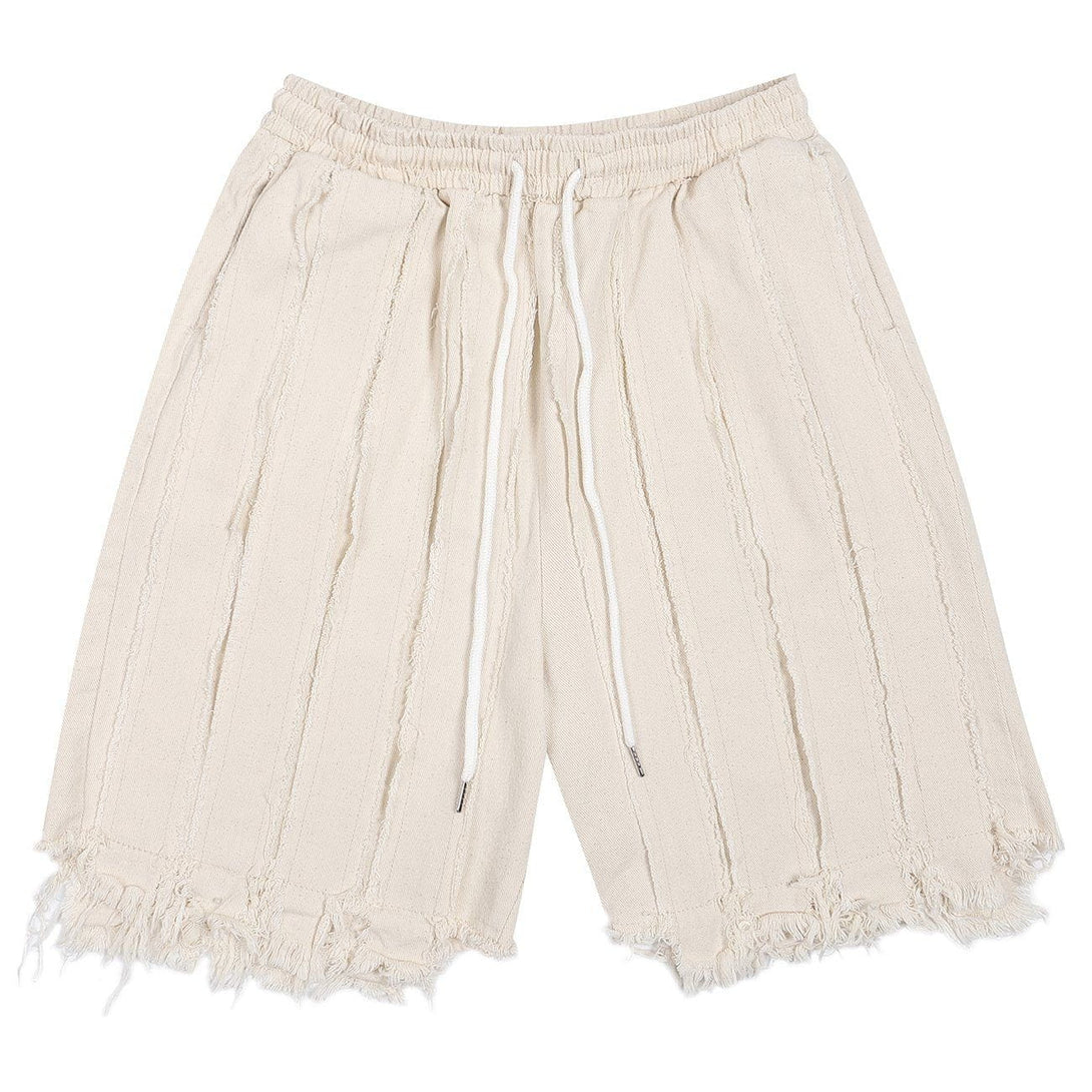 AlanBalen® - Fringed Drawstring Shorts AlanBalen