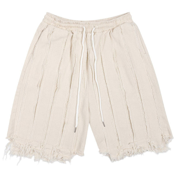 AlanBalen® - Fringed Drawstring Shorts AlanBalen