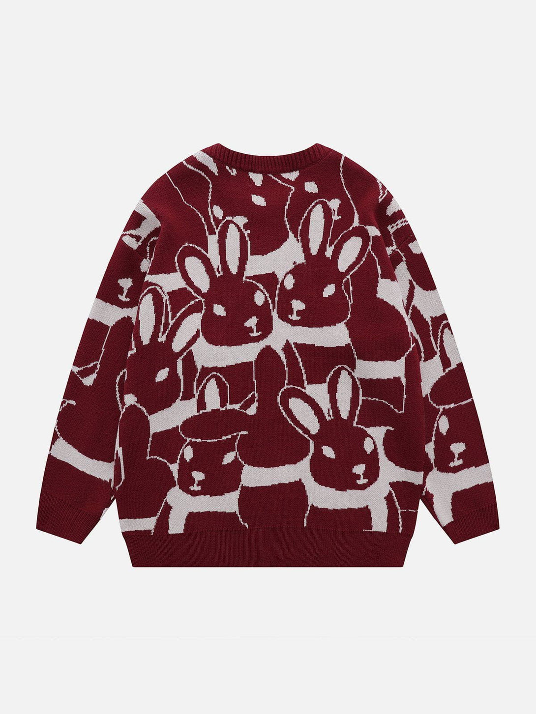 AlanBalen® - Full Rabbit Jacquard Knit Sweater AlanBalen