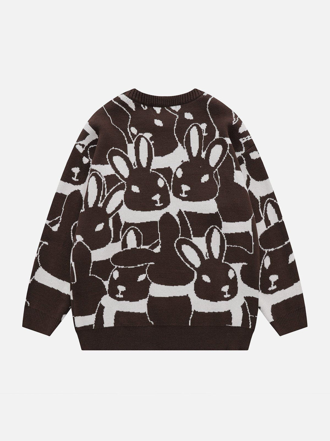 AlanBalen® - Full Rabbit Jacquard Knit Sweater AlanBalen