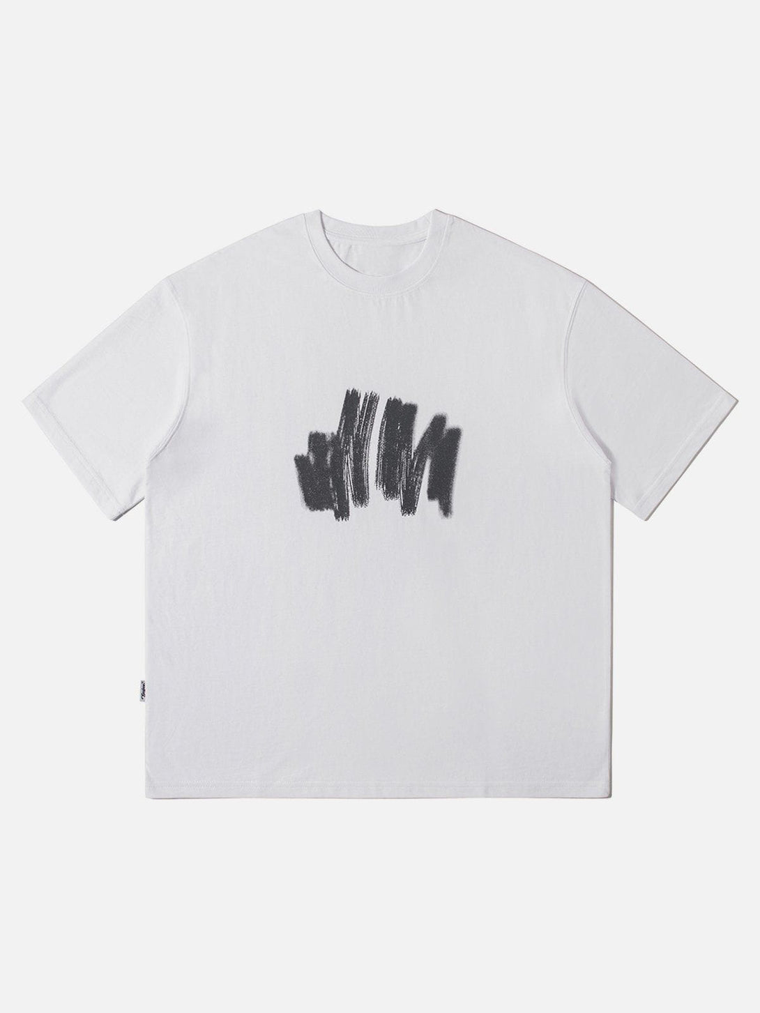 AlanBalen® - Fuzzy Graffiti Print Tee AlanBalen