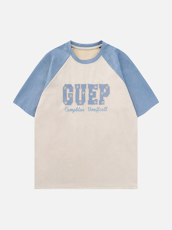 AlanBalen® - GUEP Lettered Star Embroidery Tee AlanBalen