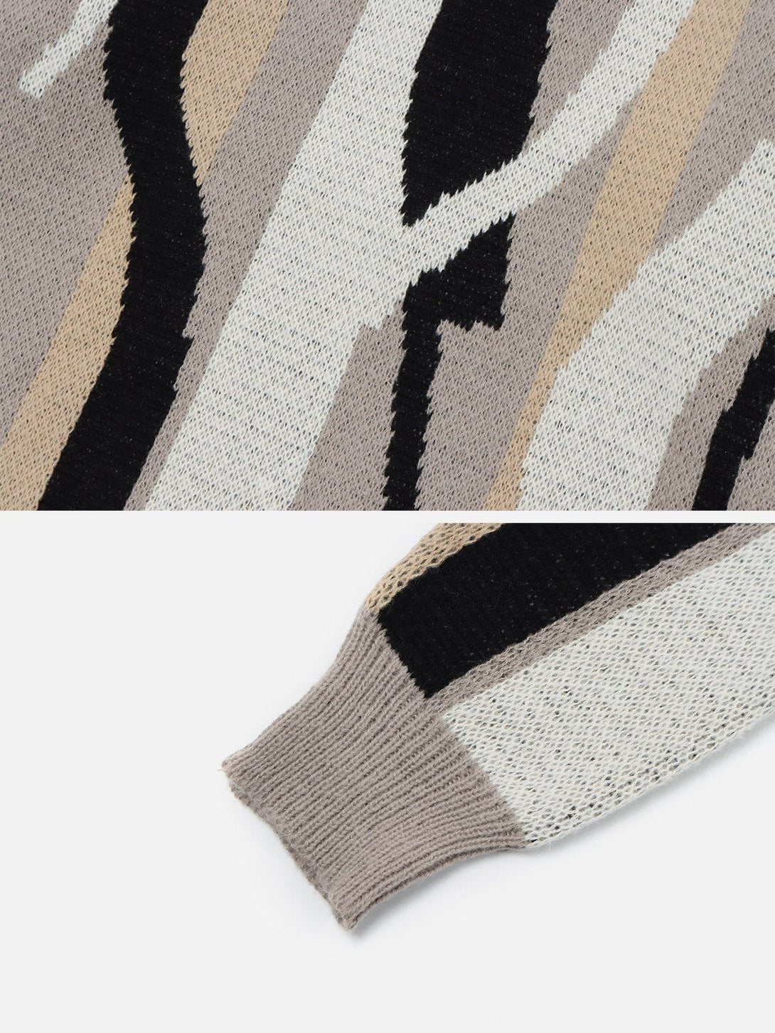 AlanBalen® - Geometric Stripes Sweater AlanBalen