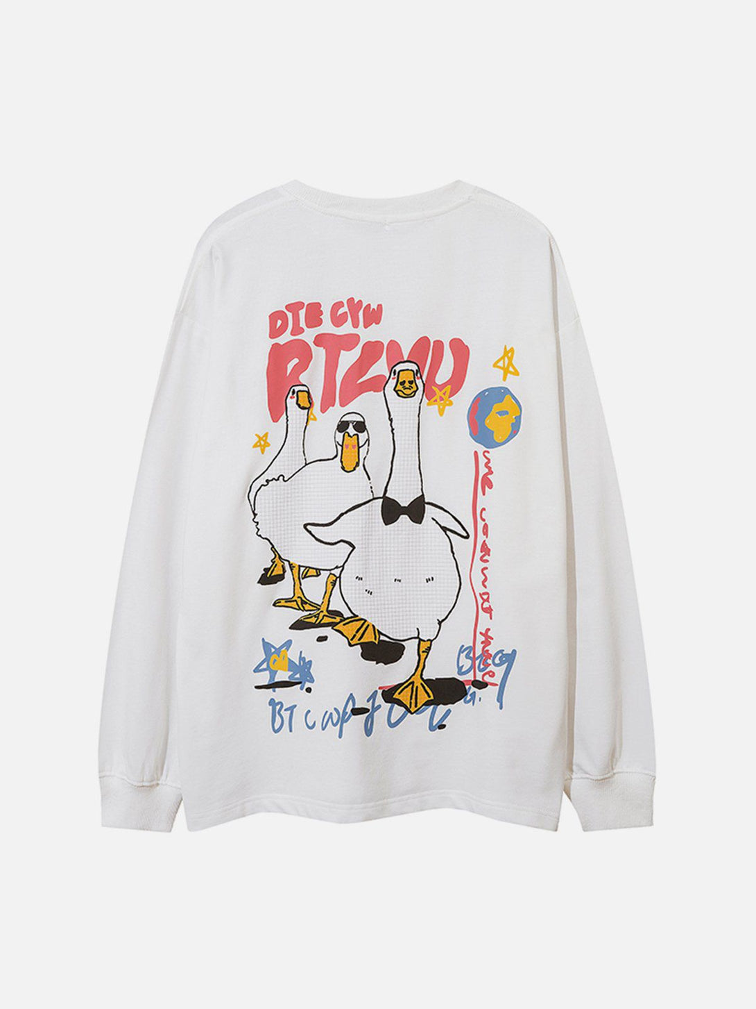 AlanBalen® - Goose Foam Print Sweatshirt AlanBalen