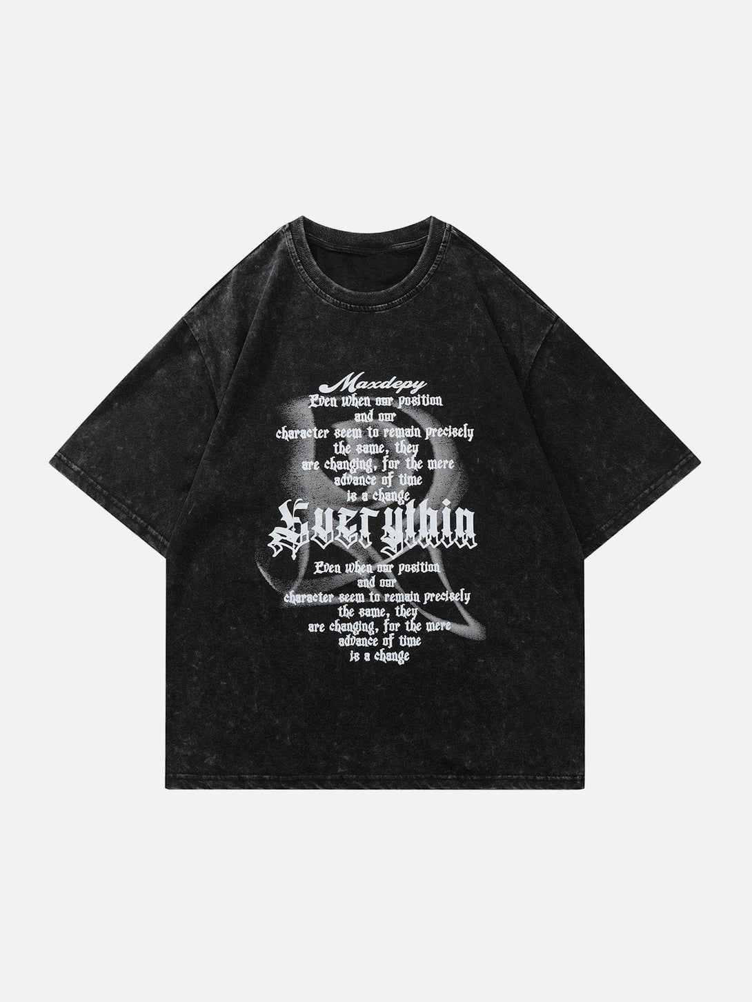 AlanBalen® - Gothic Letter Print Tee AlanBalen