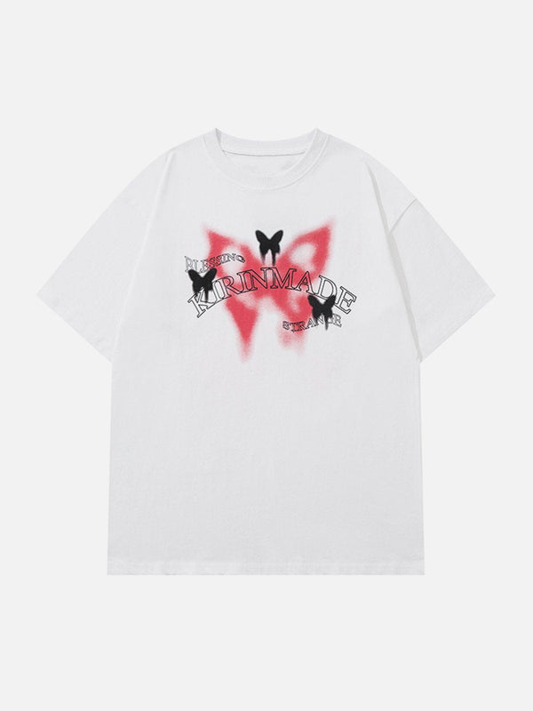 AlanBalen® - Gradient Butterflies Graphic Tee AlanBalen