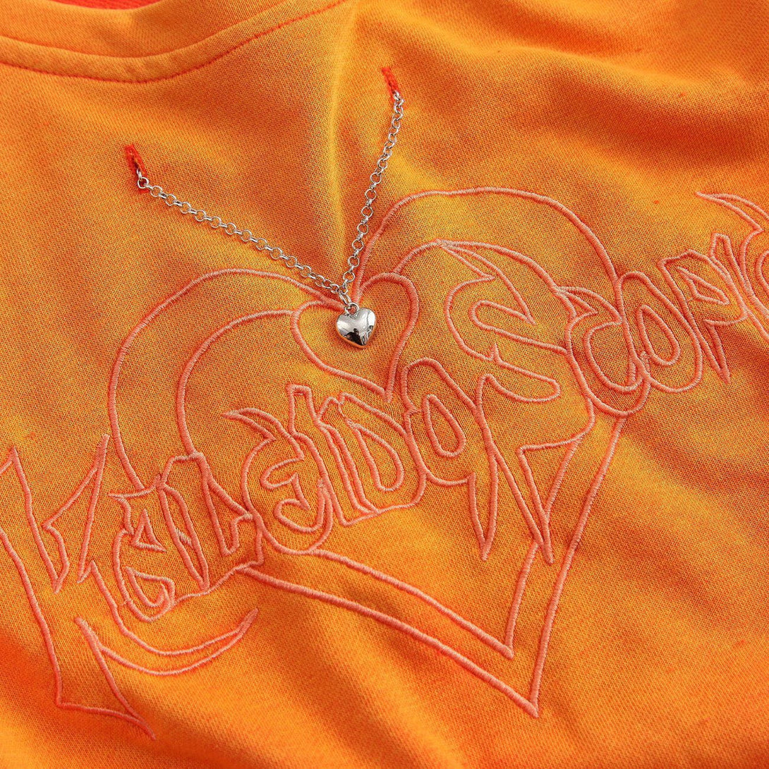 AlanBalen® - Gradient Embroidery Heart Chain Sweatshirt AlanBalen