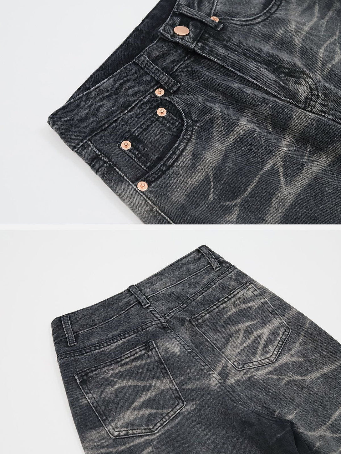 AlanBalen® - Gradient Ripple Jeans AlanBalen