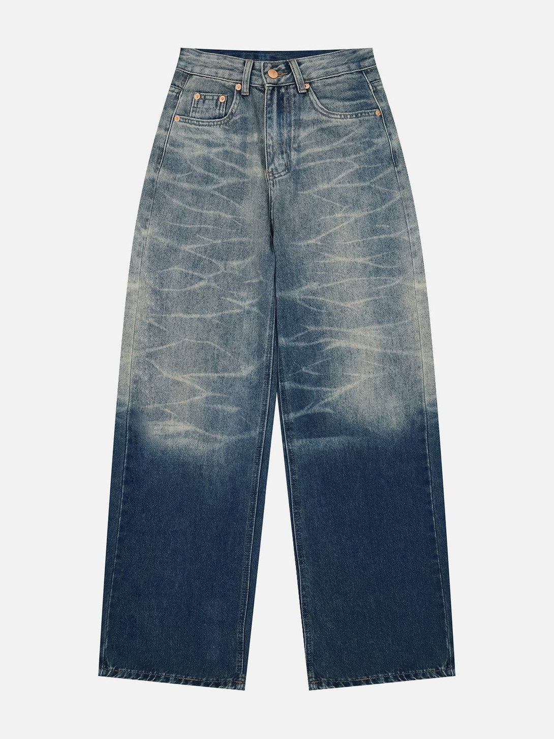 AlanBalen® - Gradient Ripple Jeans AlanBalen