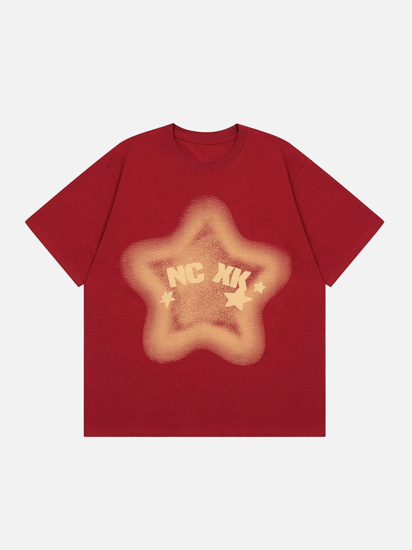 AlanBalen® - Gradient Star Print Tee AlanBalen