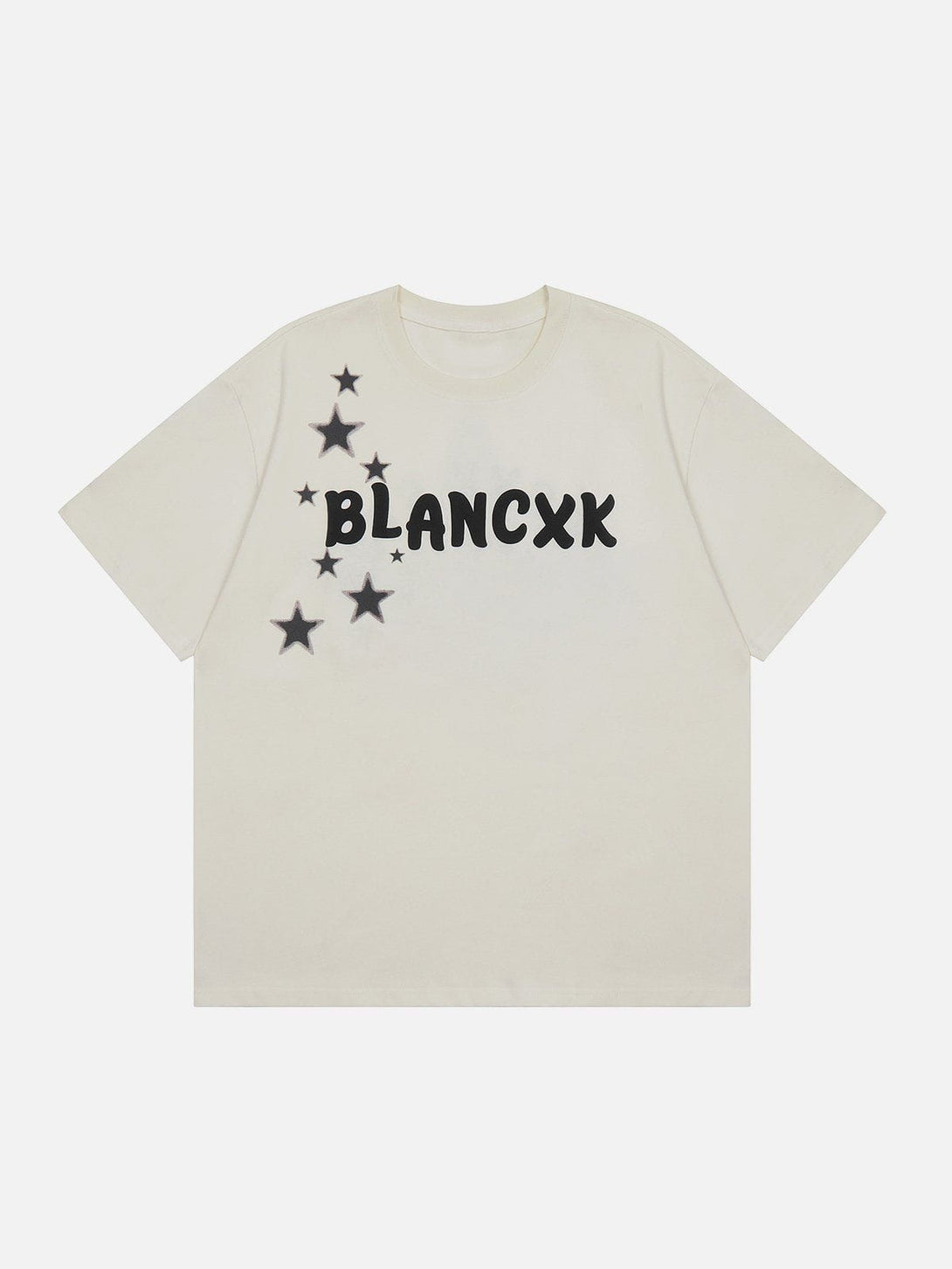 AlanBalen® - Gradient Star Ring Letter Tee AlanBalen