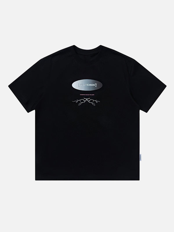 AlanBalen® - Gradient Stereoscopic Letter Tee AlanBalen