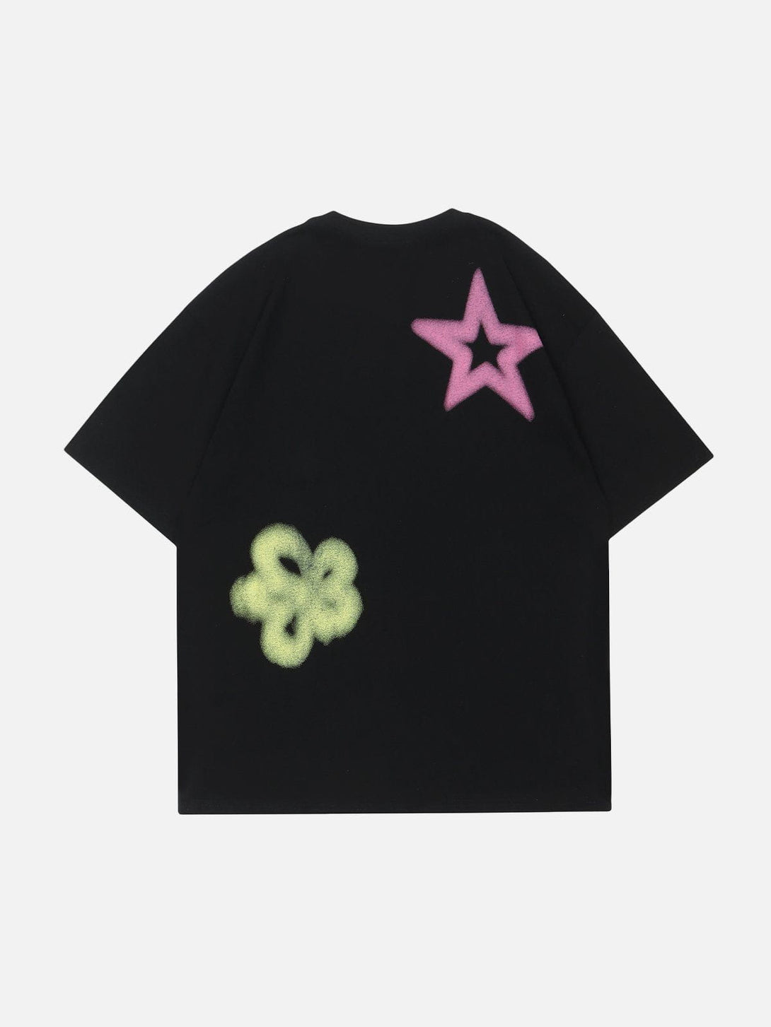 AlanBalen® - Graffiti Flowers Print Tee AlanBalen