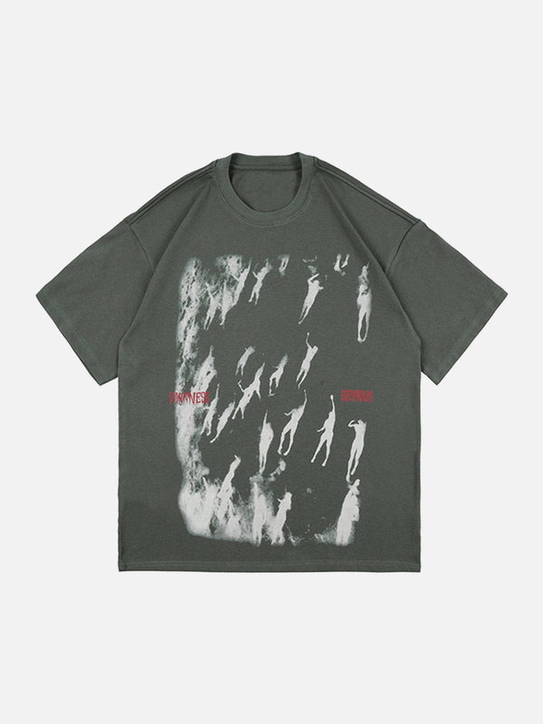 AlanBalen® - Graffiti Silhouette Print Tee AlanBalen