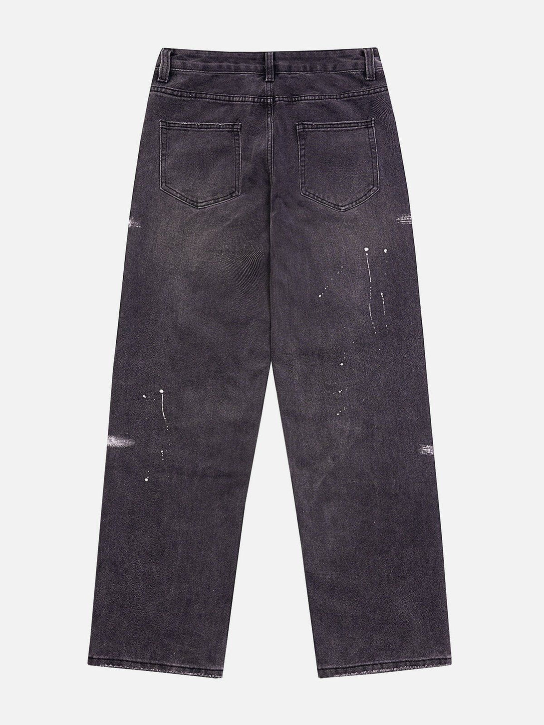 AlanBalen® - Hand Painted Cross Hole Jeans AlanBalen