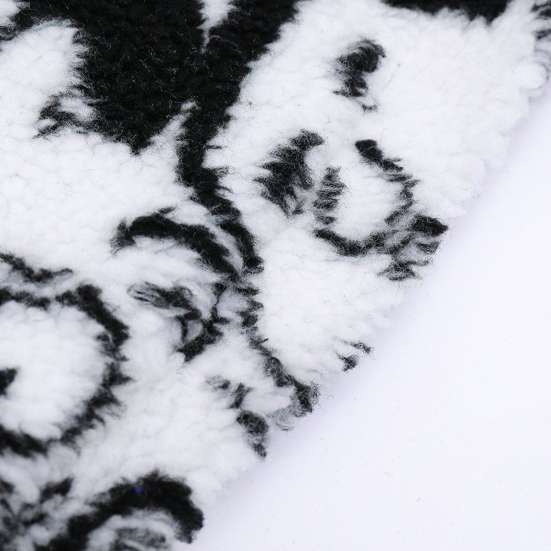 AlanBalen® - Head Full of Prints Sherpa Winter Coat AlanBalen