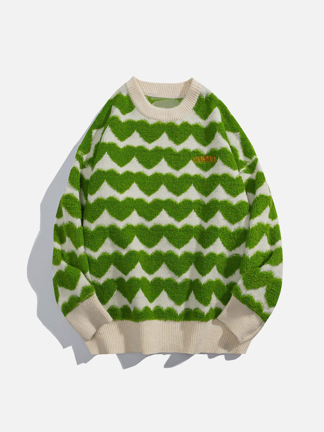 AlanBalen® - Heart Embroidery Sweater AlanBalen