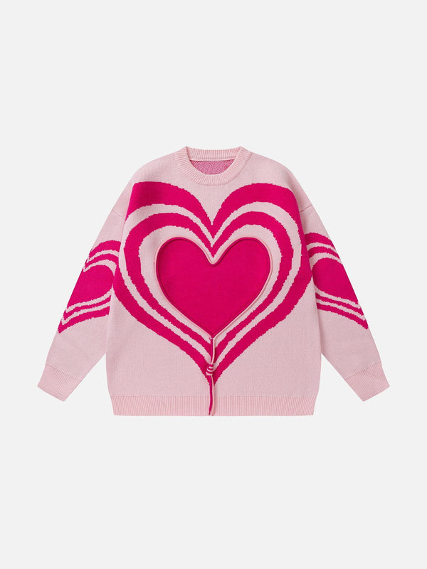 AlanBalen® - Heart Graphic Sweater AlanBalen