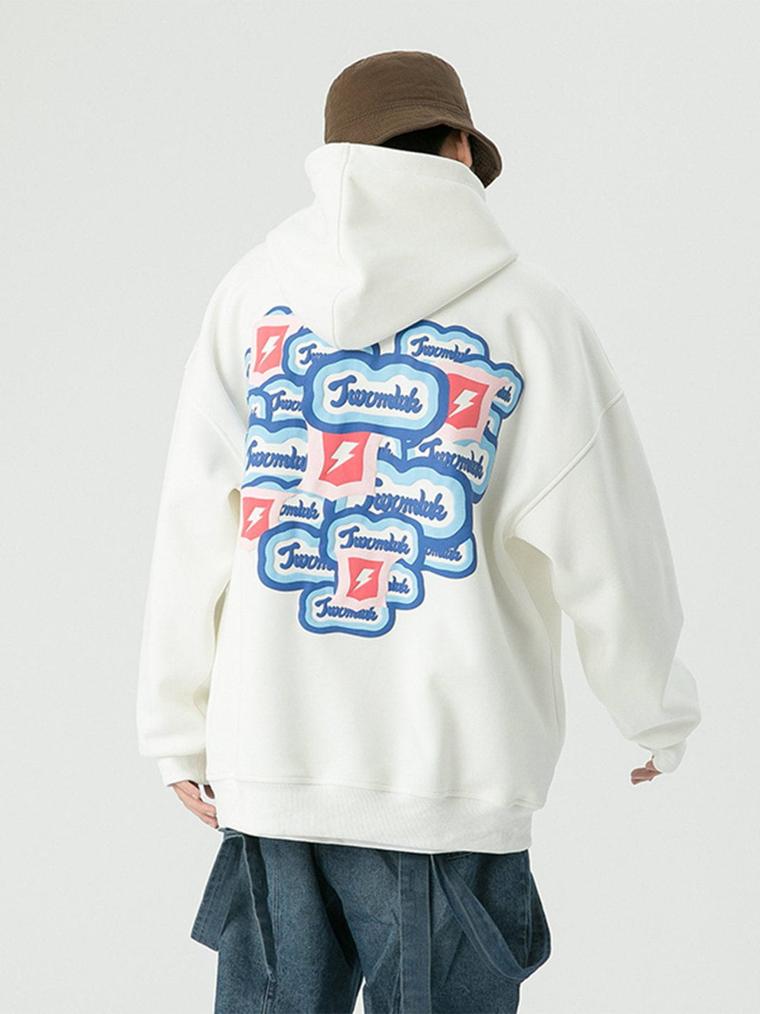 AlanBalen® - Heart Letter Print Hoodie AlanBalen